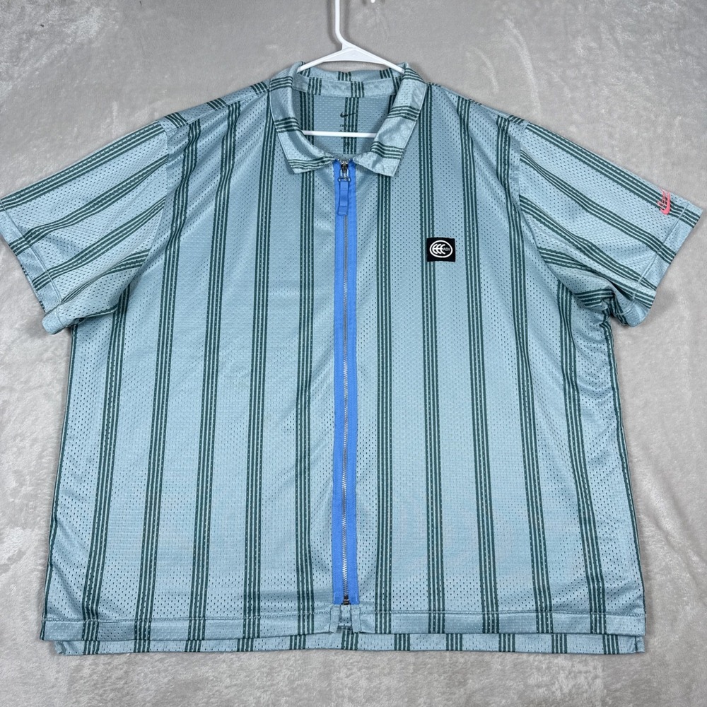 Men's XXL Nike Kevin Durant Full-Zip Short-Sleeve Basketball Top DX0342-442